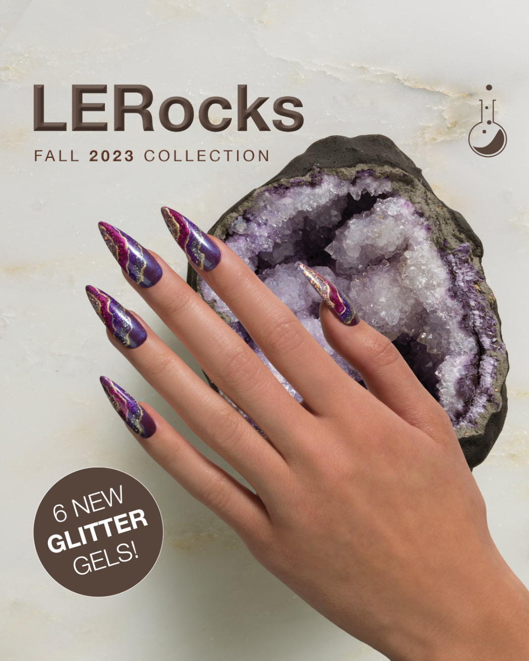 NEW LE Rocks Fall 2023 Glitter Gel 10 ml Pack