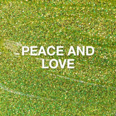 Peace and Love Glitter Gel 10 ml