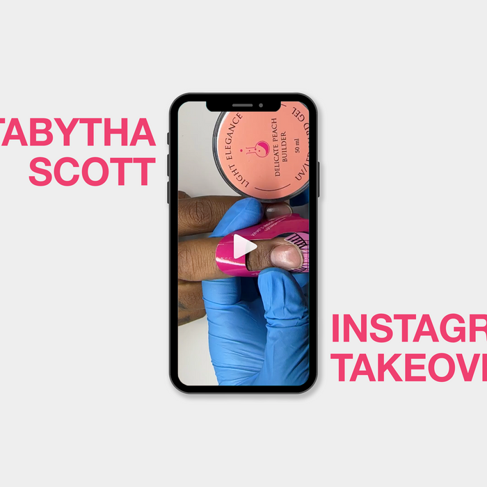 Tabytha Scott takes over the LE Instagram with a LIVE Tutorial using Cashmere and Delicate Peach