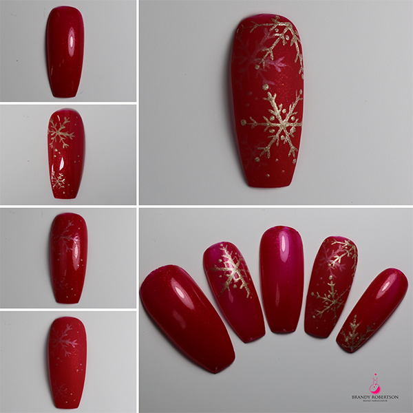NAILPRO Magazine | How-To: Subtle Snowflakes by LE Brand Ambassador Br ...