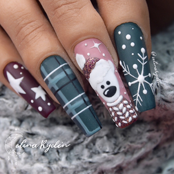 Celina Ryden's Winter Nail Art Design + GIVEAWAY | Wish You Were Here collection