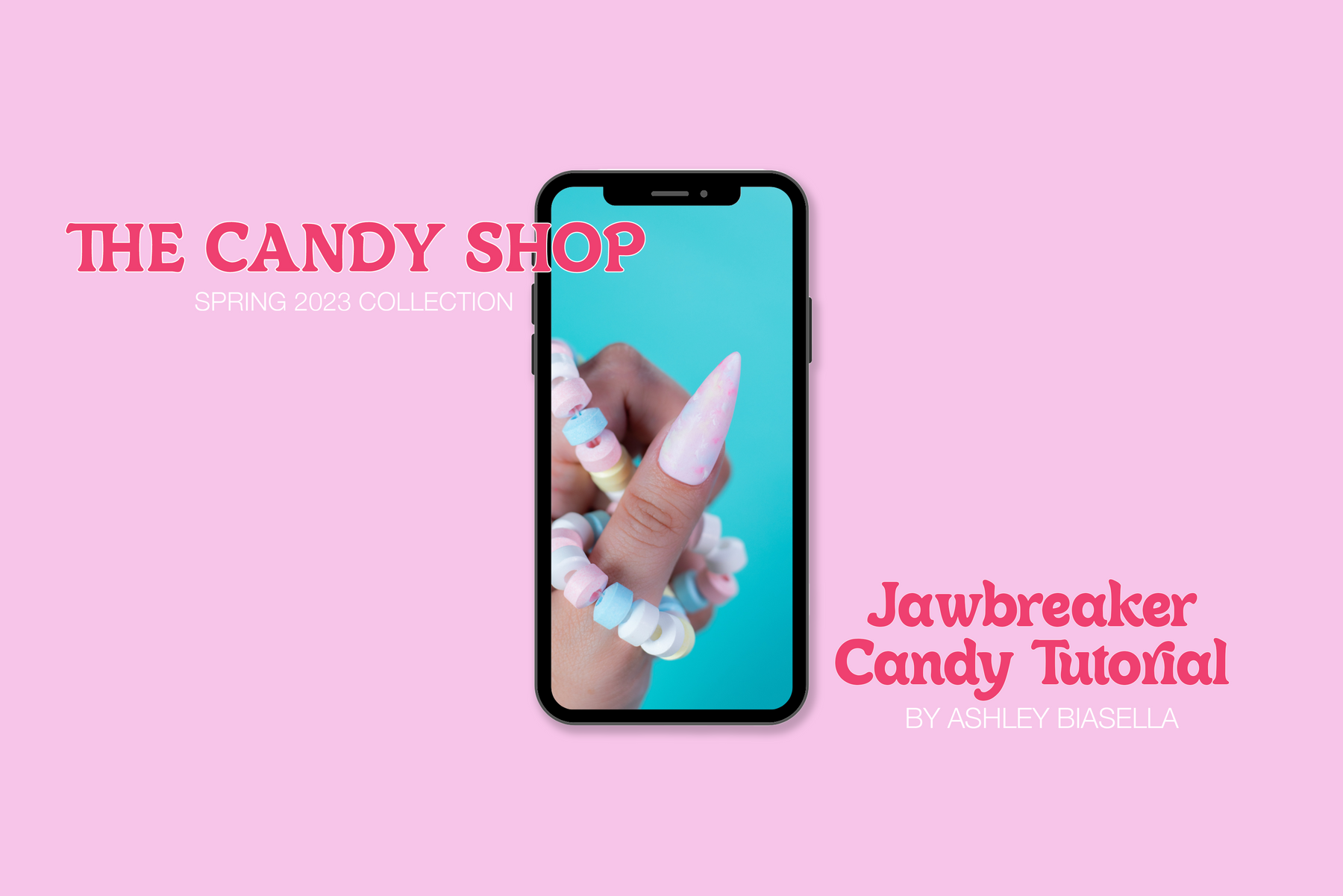 Jawbreaker Candy Nail Art Tutorial by LE Educator, Ashley Biasella