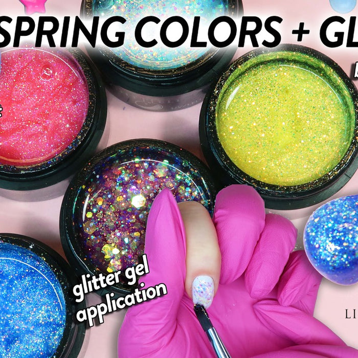 ButterCream & Glitter Gel Application Tips by Katie Dutra | Spring Nail Art + More!
