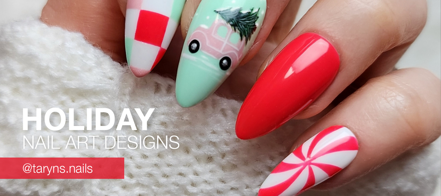 christmas nail art design christmas nail art designs christma nail art  christmas nail arts designs c | Xmas nails, Winter nails, Red acrylic nails