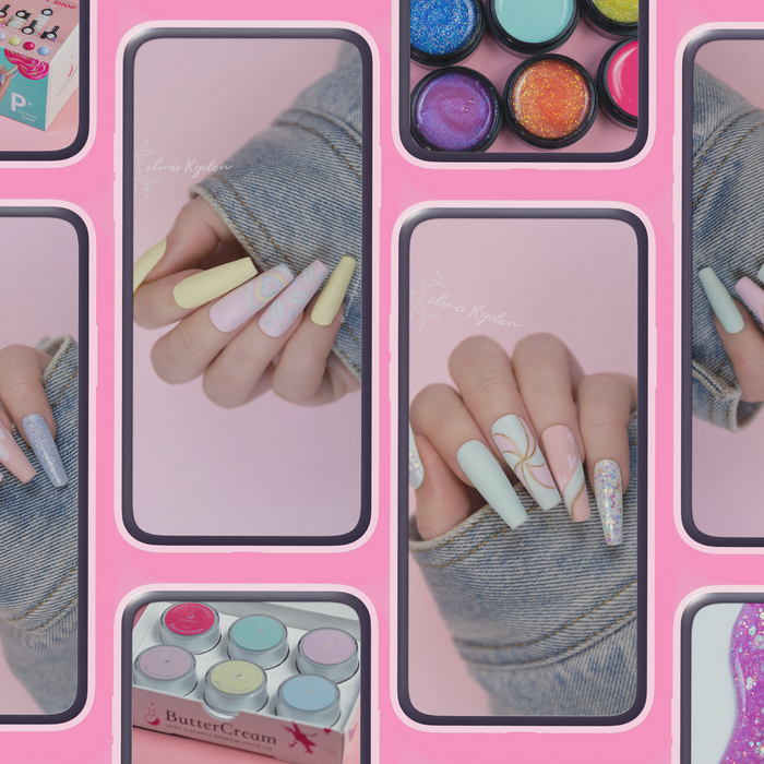 5 Nail Art Designs for Spring by Celina Rydén | The Candy Shop Collection