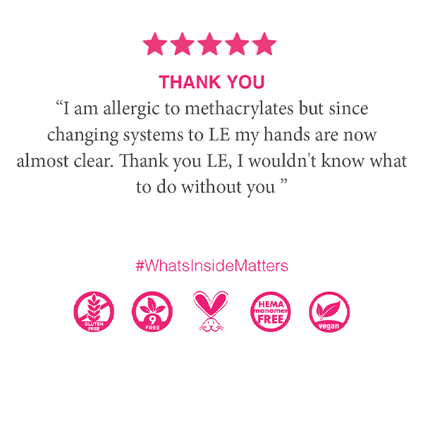 This is why we believe What's Inside Matters...REAL Nail Pro Testimonials | HEMA Free Gel Nail Products