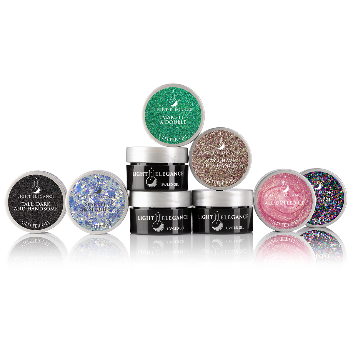 NEW A PARTY TO REMEMBER WINTER 2023 COLLECTION LE COLOR & GLITTER GELS