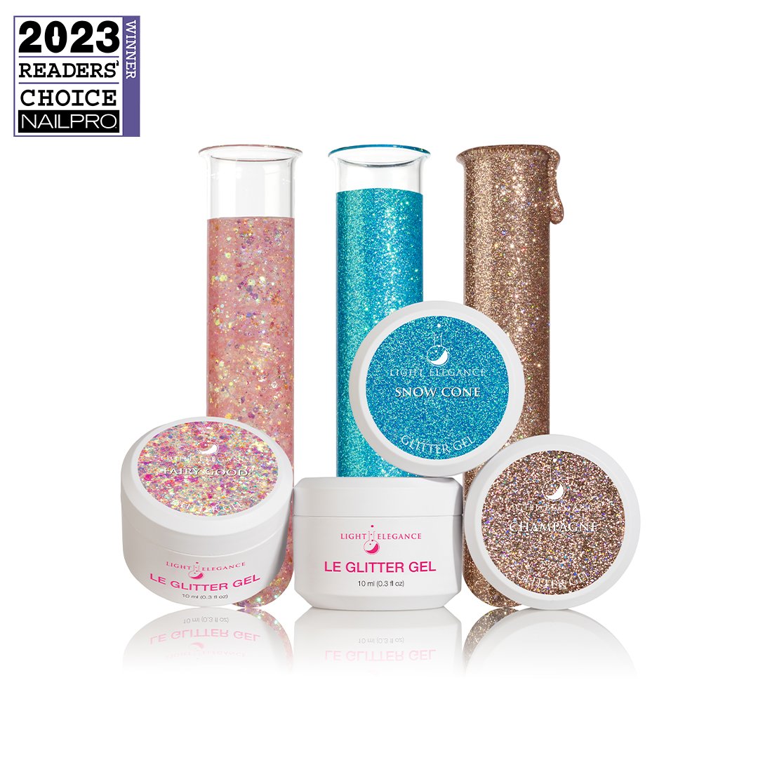 Hard Glitter Gels | Award-Winning | HEMA Monomer Free