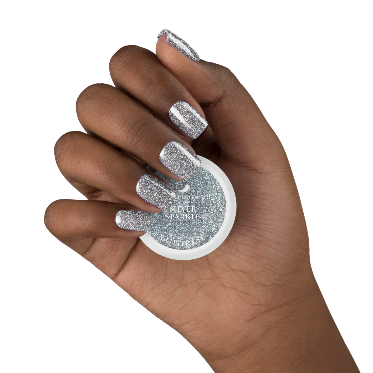 Silver Sparkle Glitter Gel 10 ml