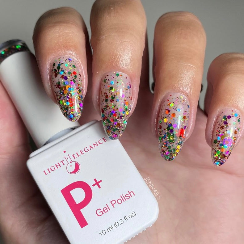 P+ Everyone's a Critic Glitter Gel Polish 10 ml