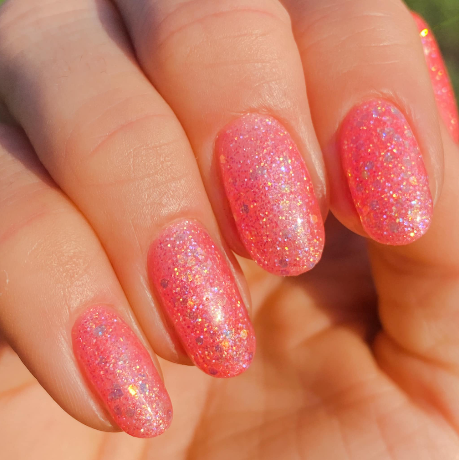 Mango Crush UV/LED Glitter Gel