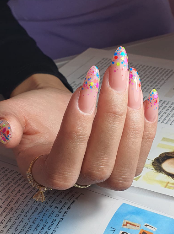 Sangria, UV/LED Glitter Gel, 17 ml