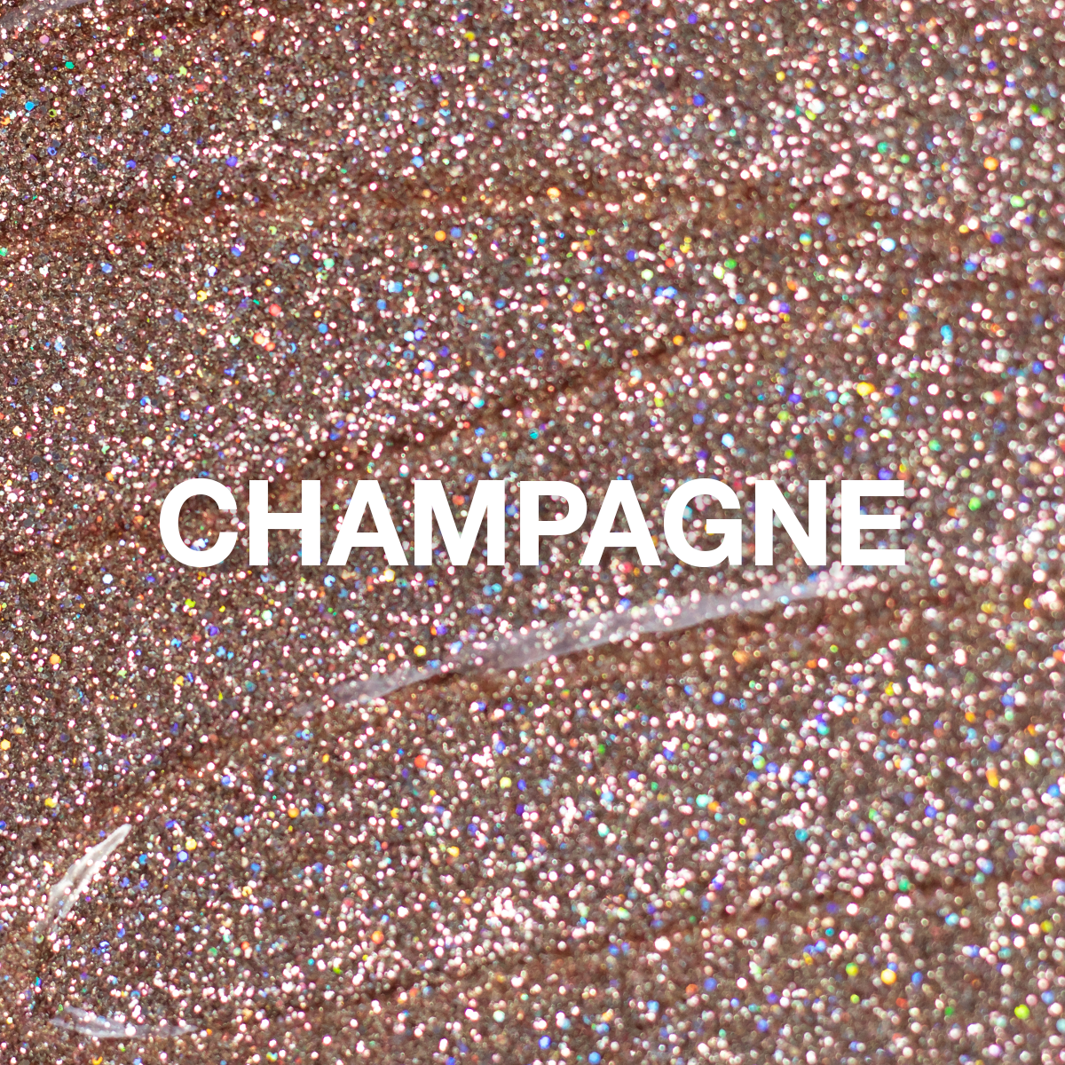 Champagne UV/LED Glitter Gel