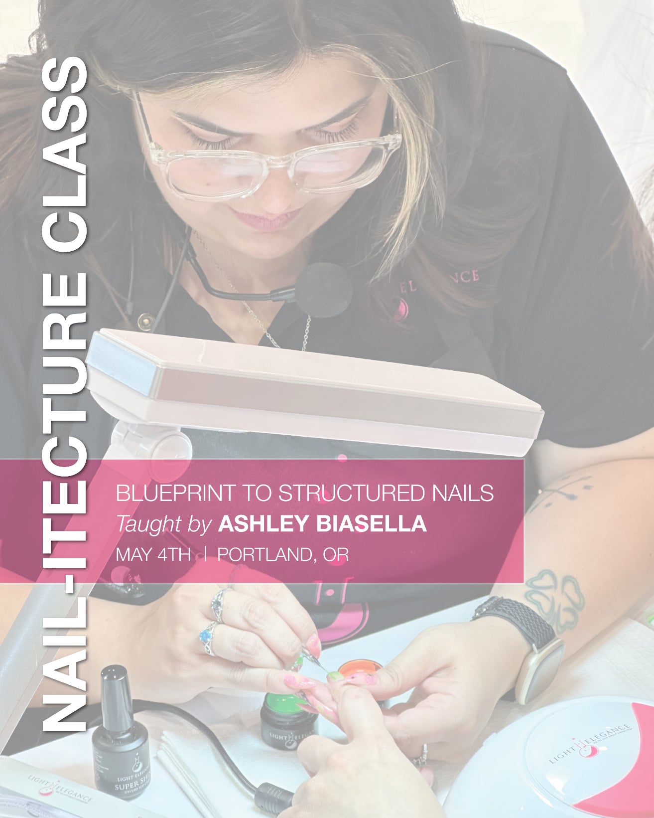 LE 318 : Nail-itecture - The Blueprint for Structured Nails with Décor| May 4, 2024 | Portland, Oregon