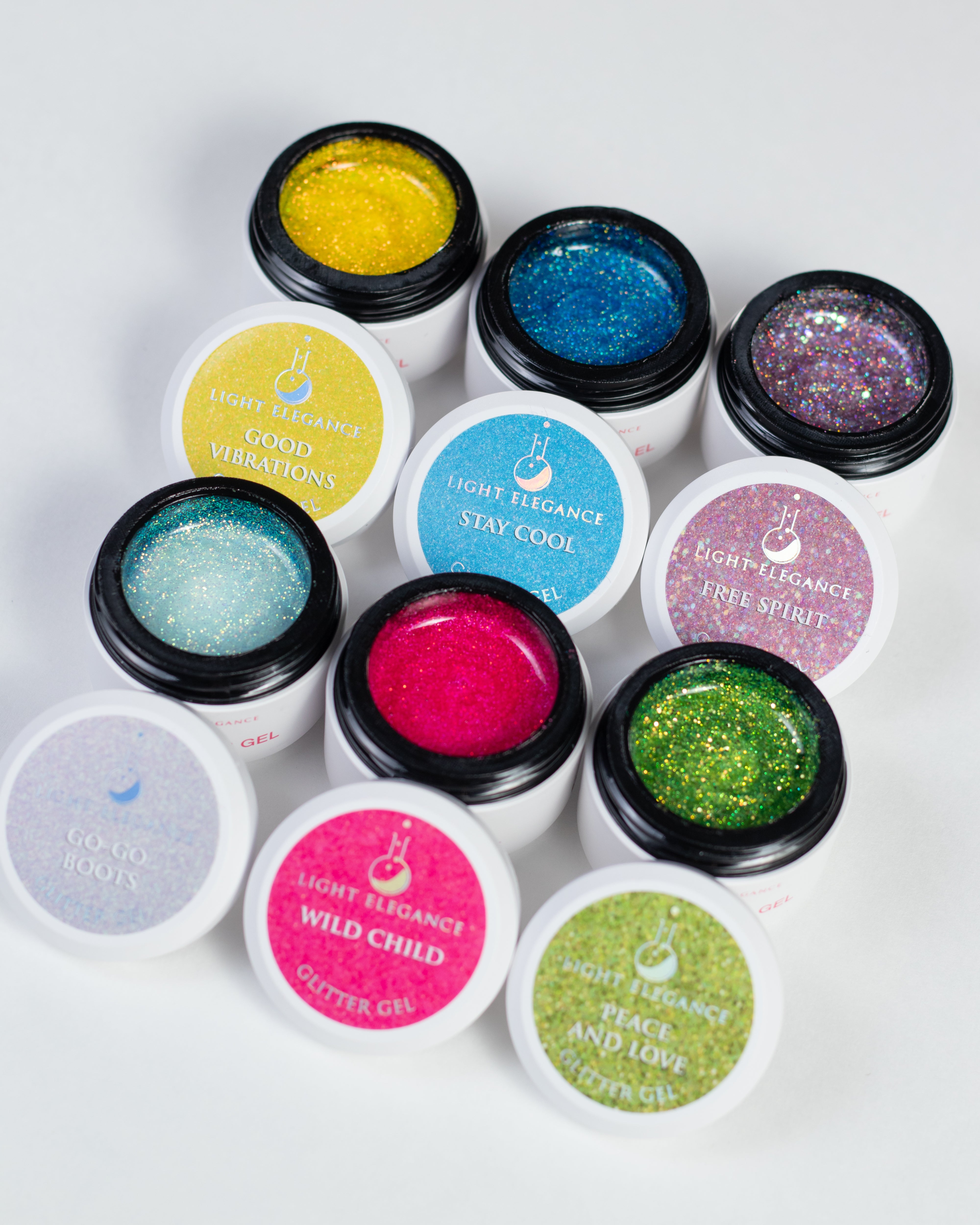 NEW Happy Vibes Glitter Gel Collection