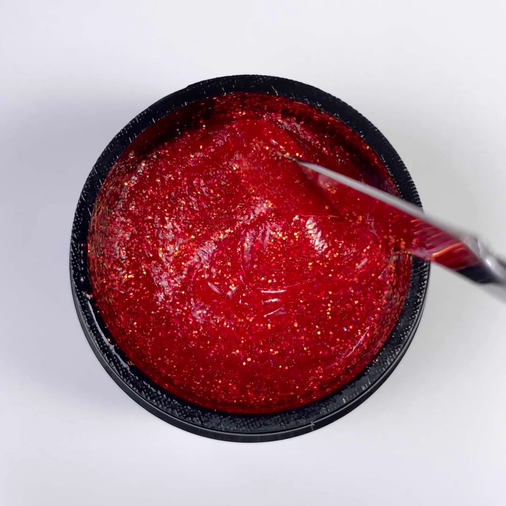 P+ Extra Spicy Glitter Gel Polish, 15 ml