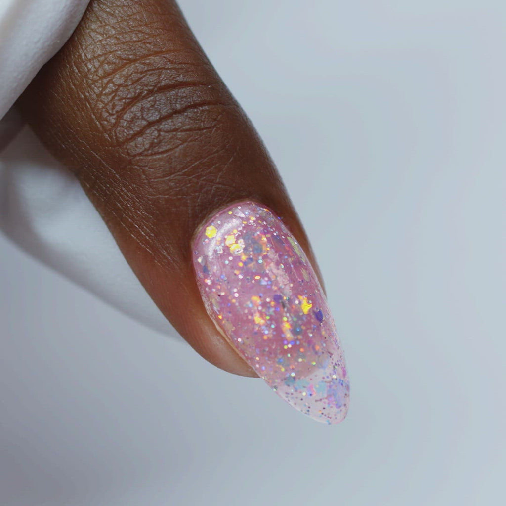 P+ My Masterpiece Glitter Gel Polish, 15 ml.