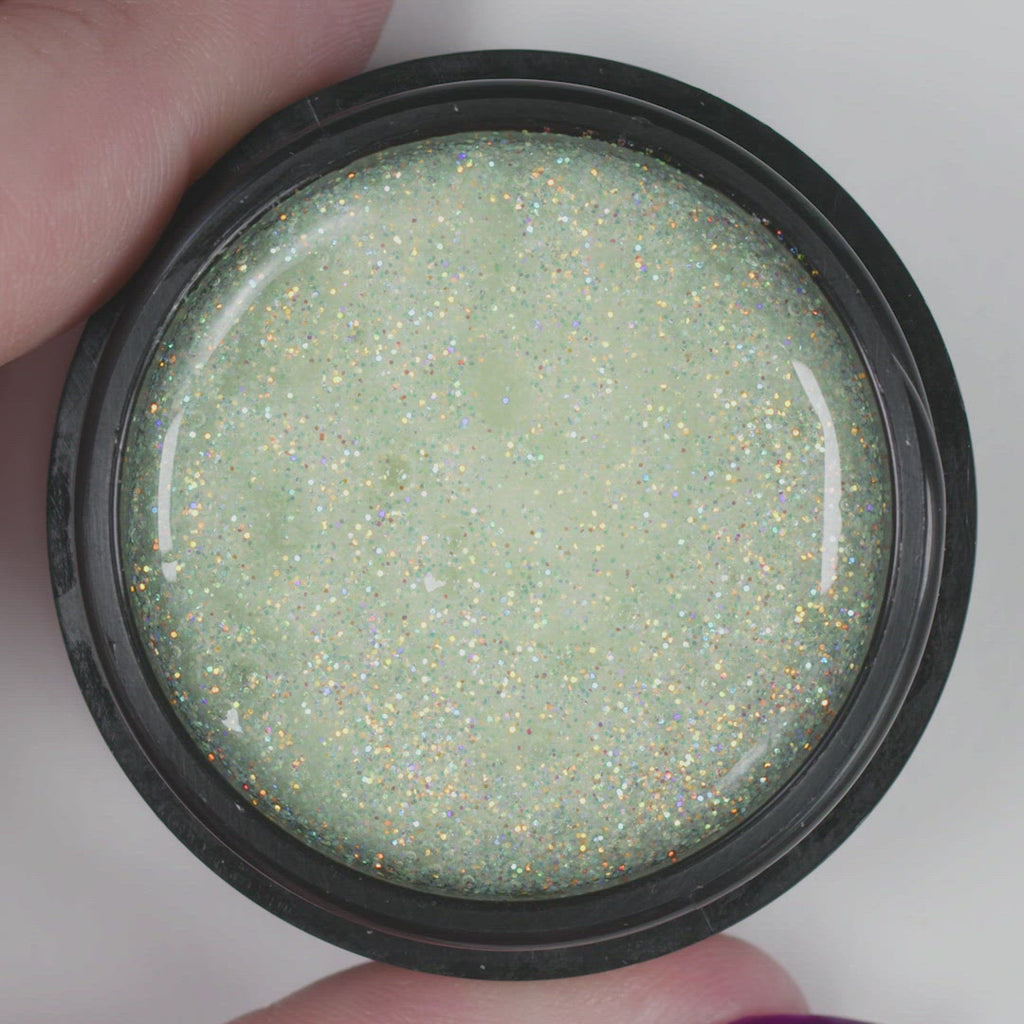 Beachy UV/LED Glitter Gel, 17 ml.