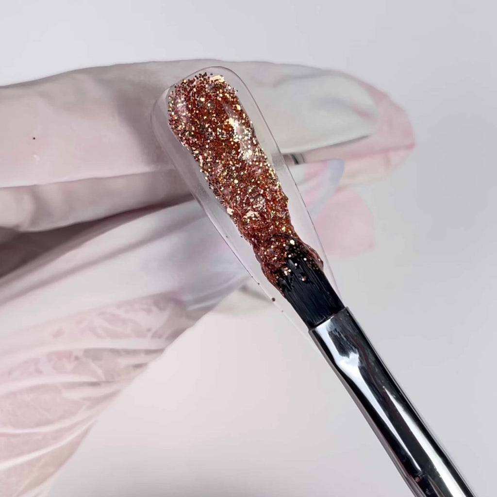P+ What's Your Alibi? Glitter Gel Polish, 15 ml.