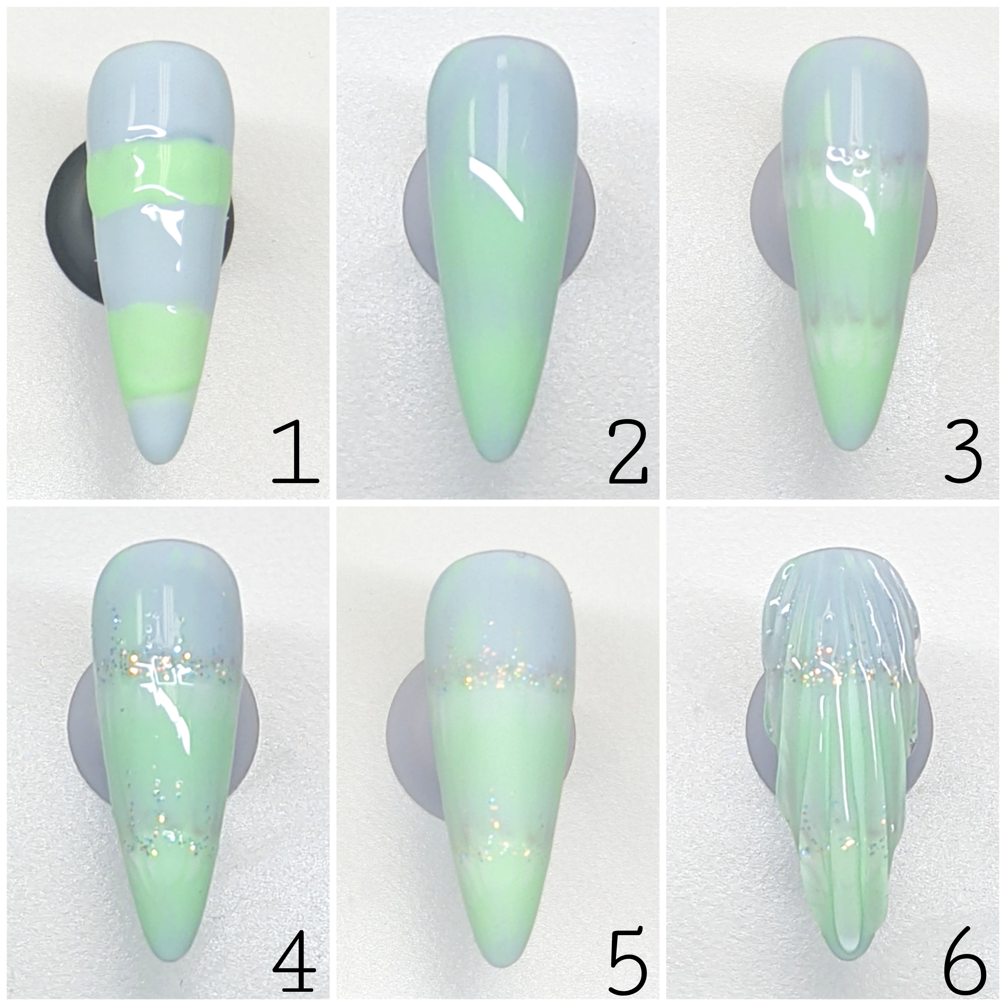 Beachy UV/LED Glitter Gel