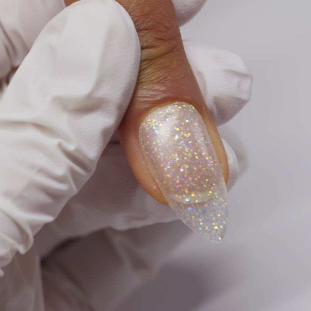 Beachy UV/LED Glitter Gel, 17 ml.