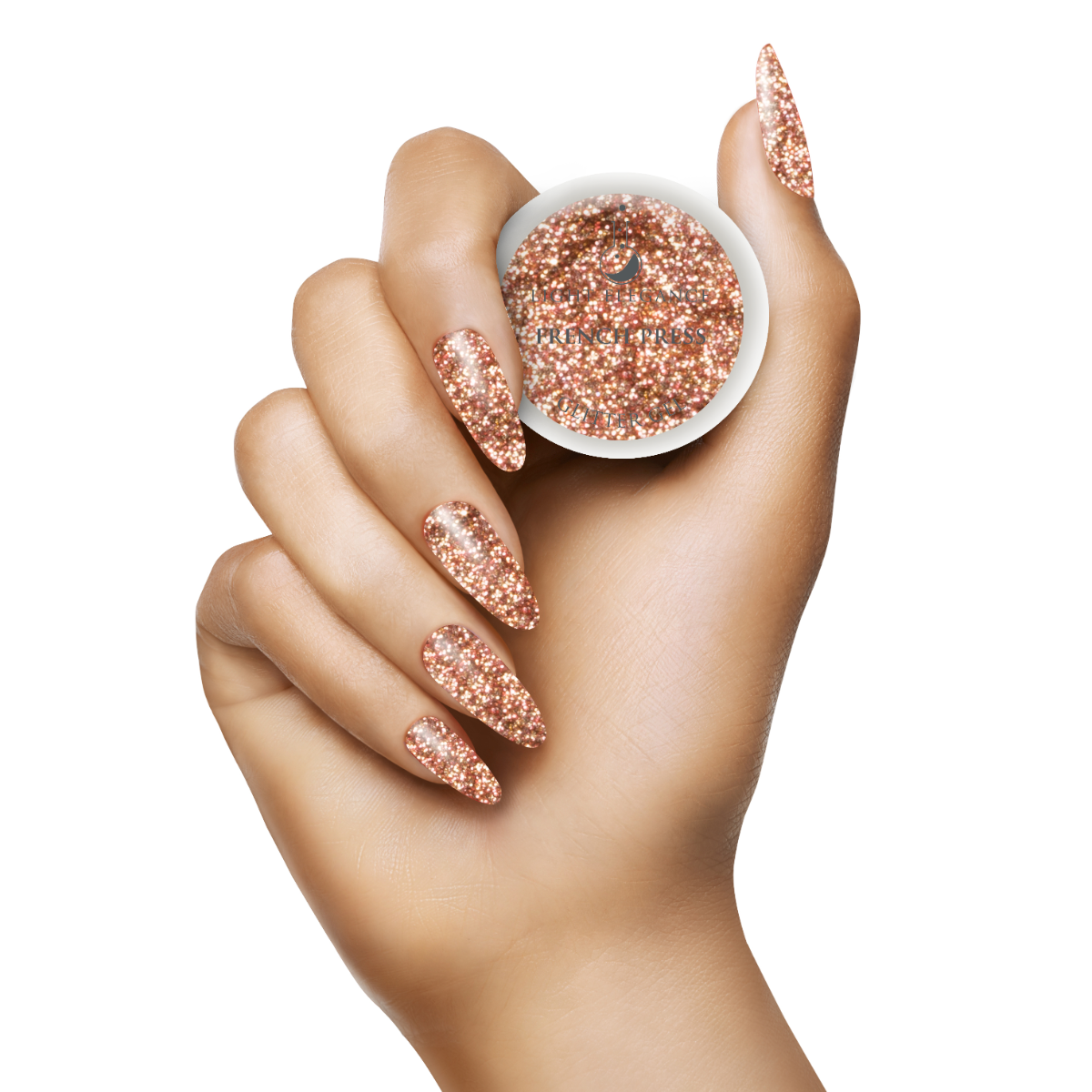 French Press UV/LED Glitter Gel