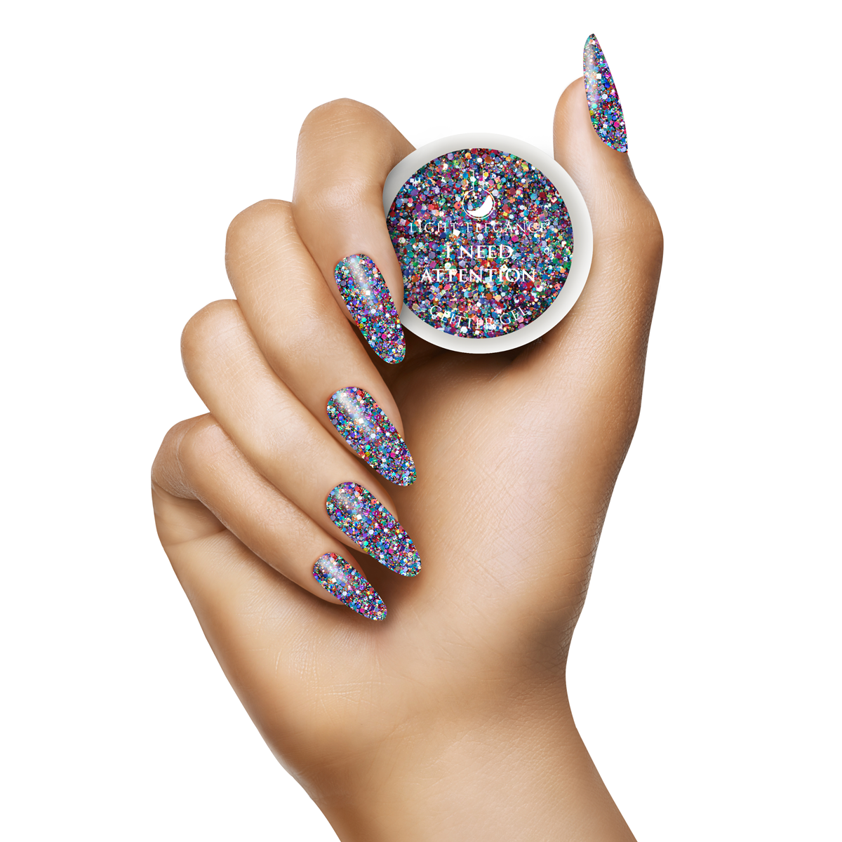 I Need Attention UV/LED Glitter Gel