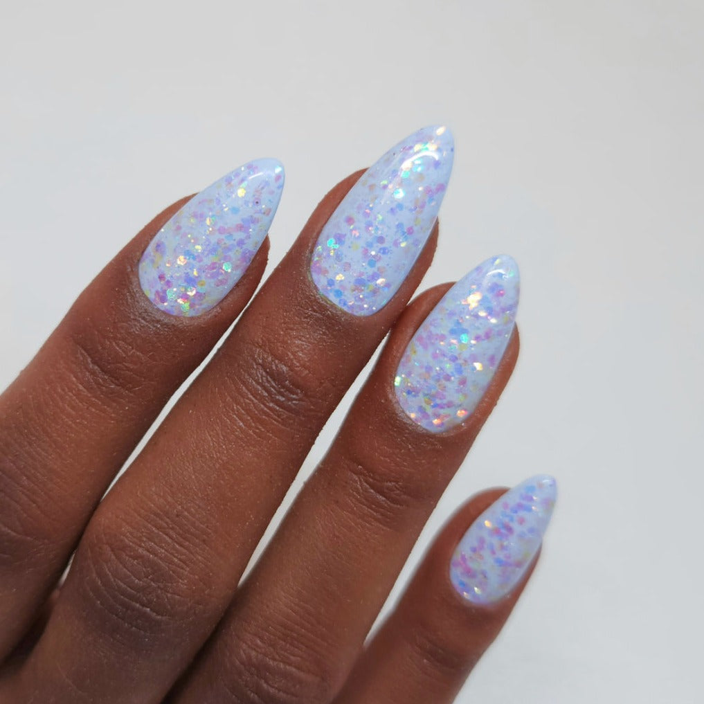 Snow Cone UV/LED Glitter Gel — Light Elegance