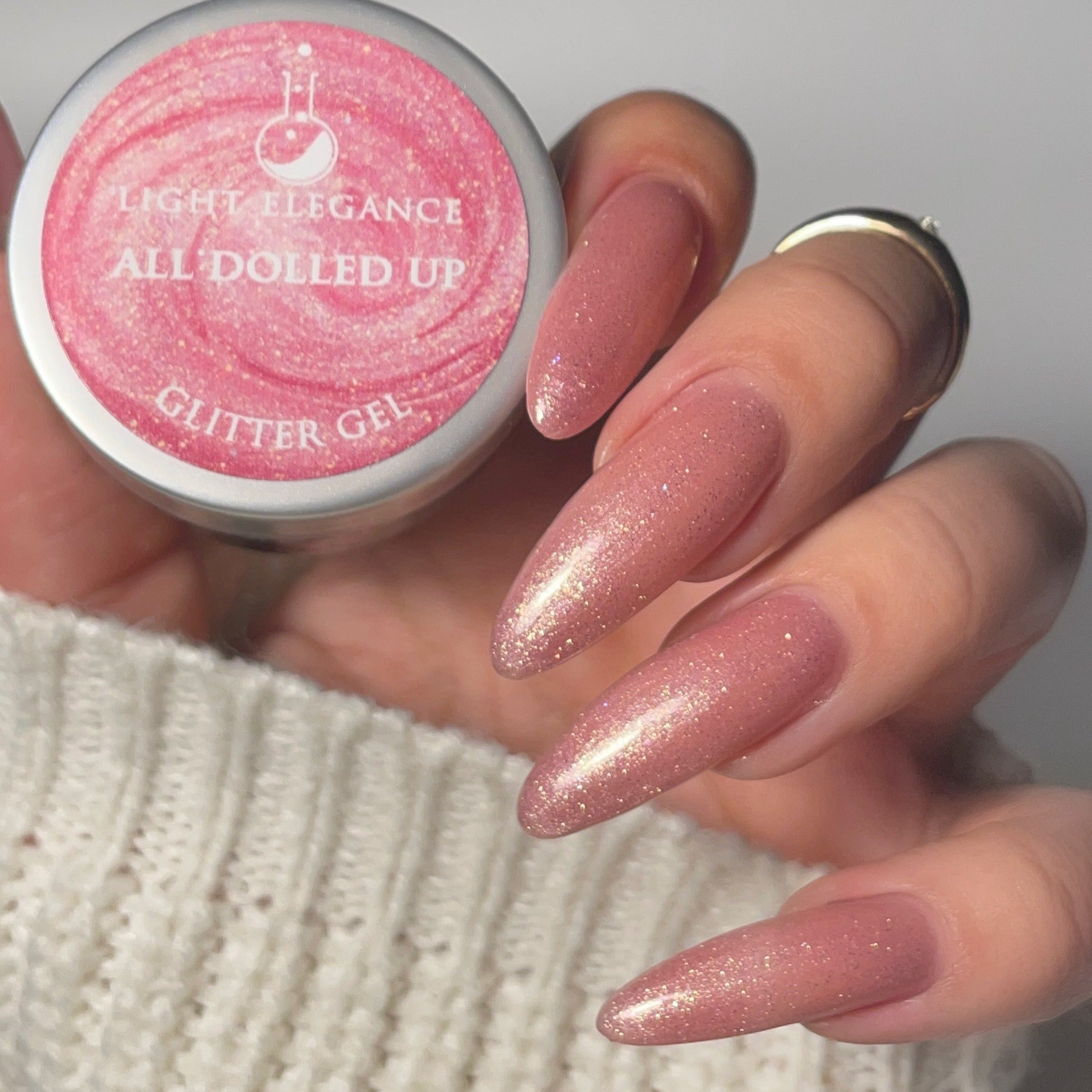 All Dolled Up UV/LED Glitter Gel
