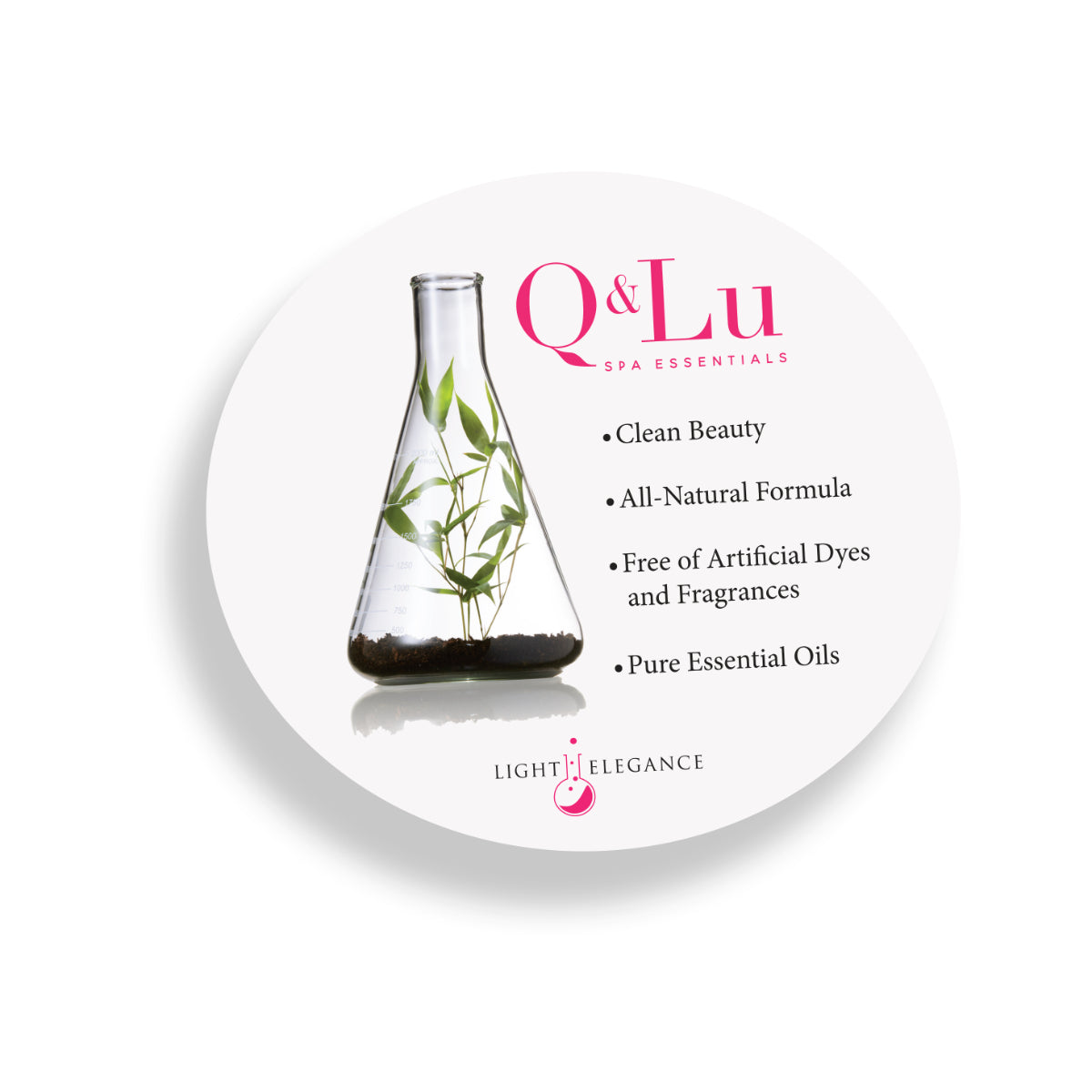 Q&Lu Spa Essentials Window Cling