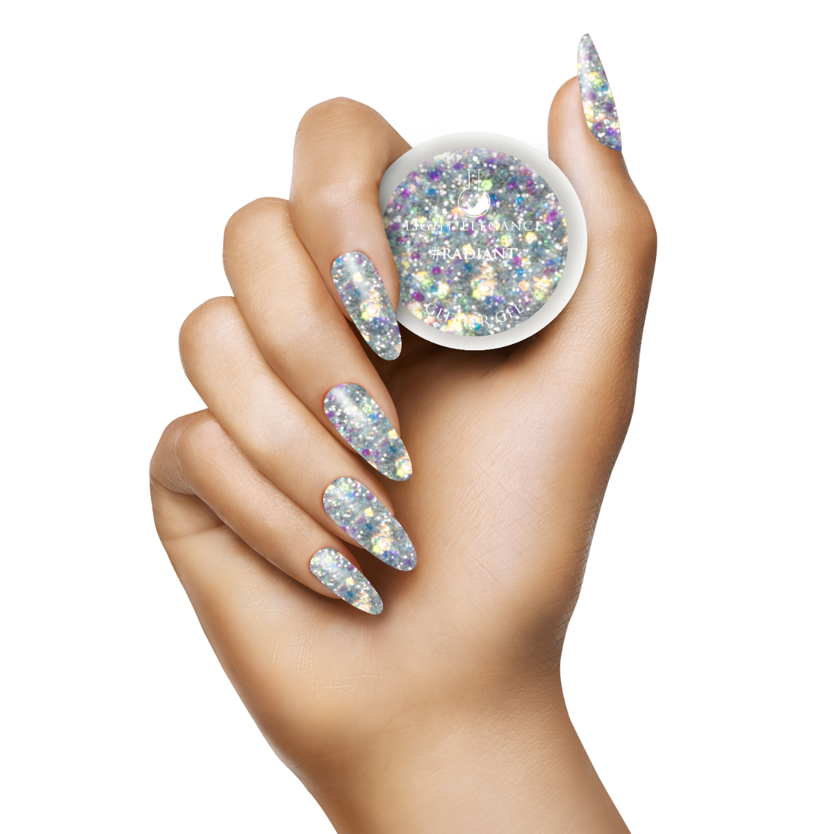 #Radiant UV/LED Glitter Gel