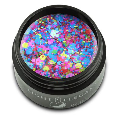 Sangria, UV/LED Glitter Gel, 17 ml