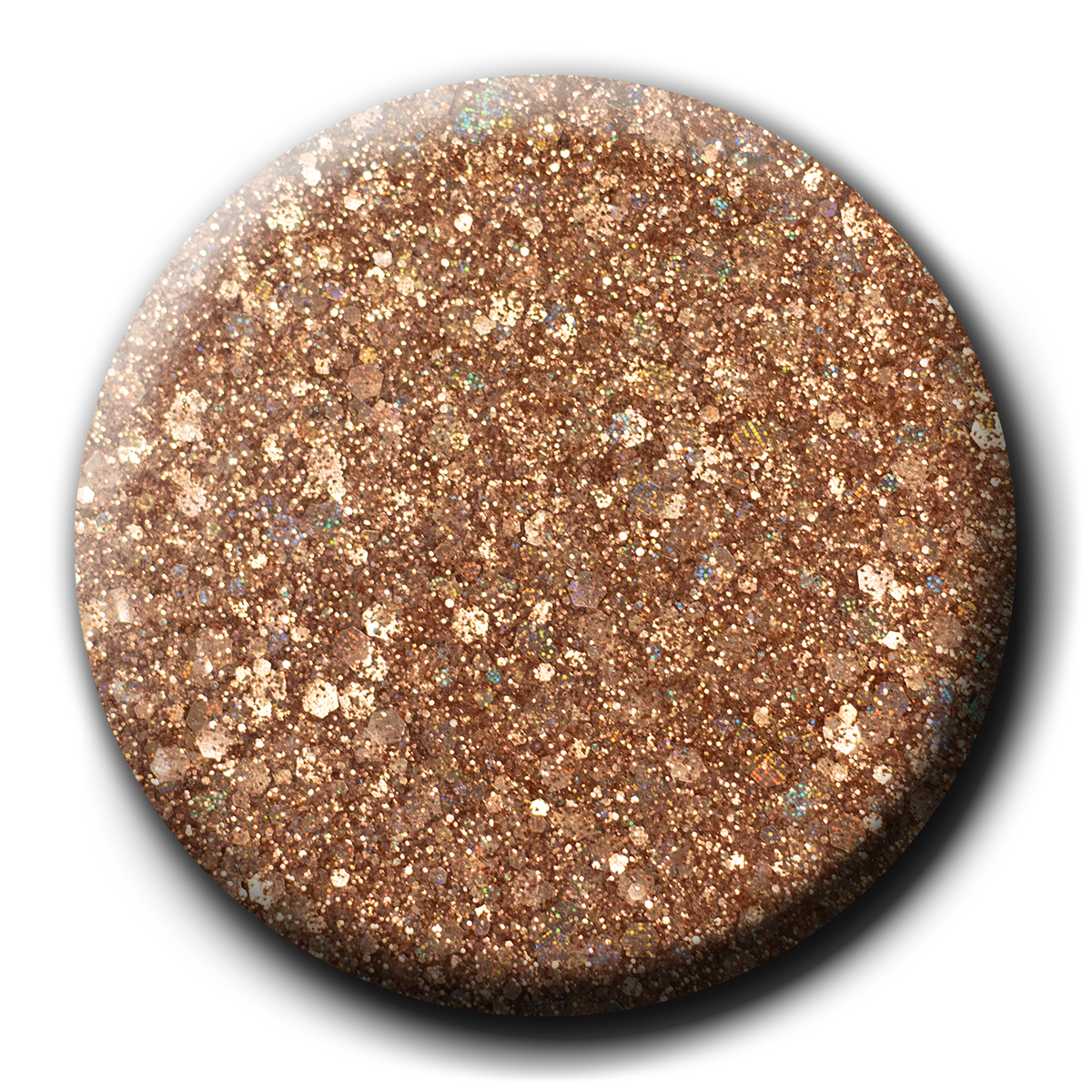 P+ What's Your Alibi? Glitter Gel Polish, 15 ml.